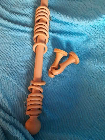 Photo of free Curtain rail and rings (Colwick NG4) #2