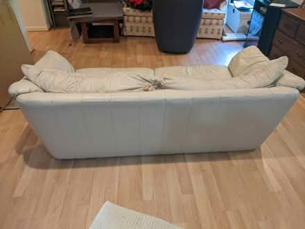Photo of free Large leather sofa (Rt 7 & 286) #2