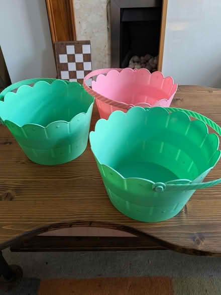 Photo of free 3 x plastic baskets (Manchester M19) #1
