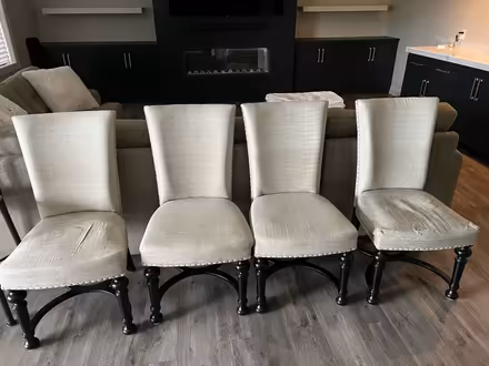 Photo of free Set of 4 dining chairs (Chaska) #1