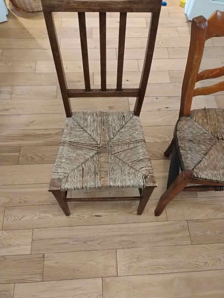 Photo of free Two antique dining chairs (Abingdon OX14) #2
