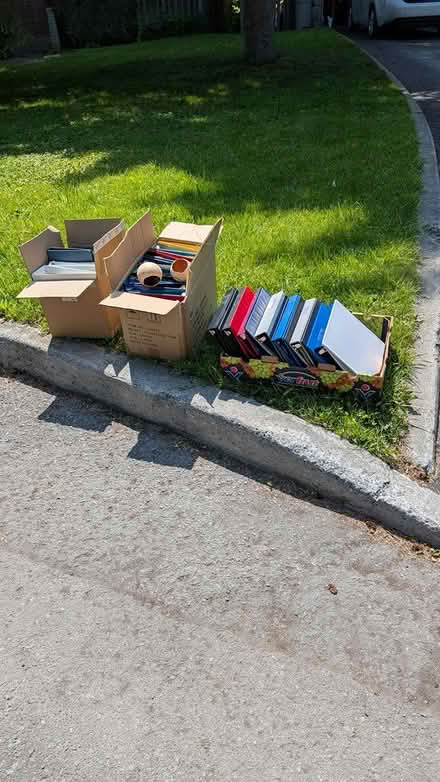 Photo of free Curb alert. Printer and binders (Nepean) #1