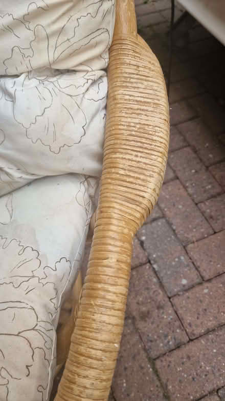 Photo of free Wicker swivel chair (Alverthorpe WF2) #4