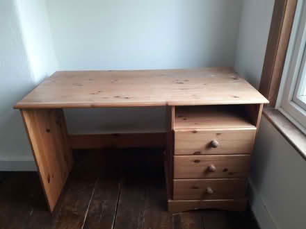 Photo of free Pine desk (Petersfield Ward CB1) #1