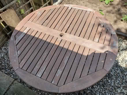 Photo of free Fold-down Garden table (Wellesbourne, CV35) #1