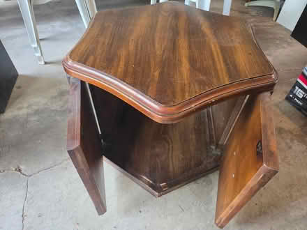 Photo of free Wooden side table (Bull Mountain, Tigard) #1