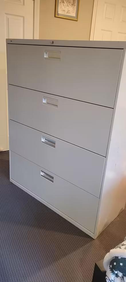 Photo of free Hon 4 drawer lateral file cabinet (Arlington Heights, Il) #3