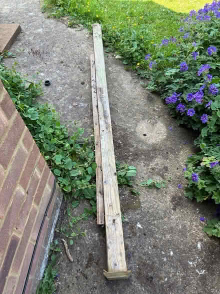 Photo of free Fence Post (damaged) (Banstead) #1