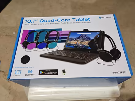 Photo of free 10.1 ematic tablet (9th line&hoover park dr.) #1