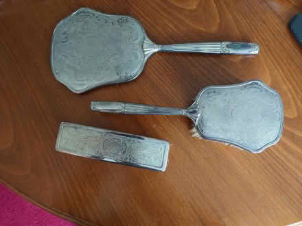 Photo of free Silver Plated Dressing Table Set (Warminster BA12) #2