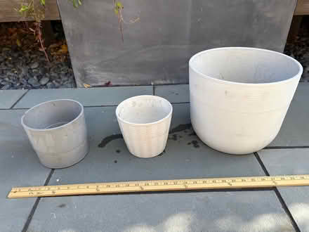 Photo of free 3 pots (Downtown Sunnyvale) #1