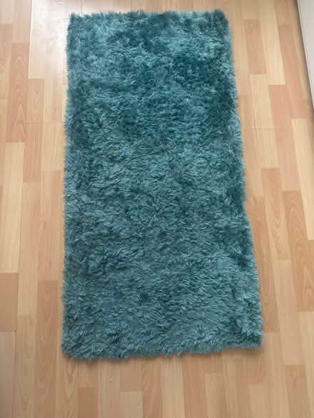 Photo of free Turquoise rug (Hammersmith) #1