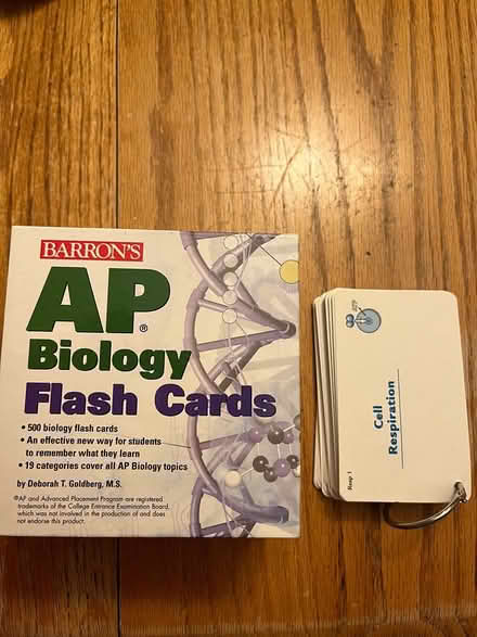 Photo of free AP Biology flashcards (northeast ann arbor) #1