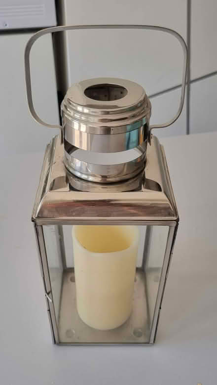 Photo of free Lantern with fake candle (Halstead TN14) #1