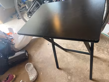 Photo of free small wooden foldable table (20165) #3