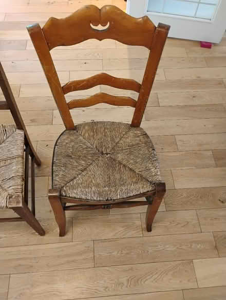 Photo of free Two antique dining chairs (Abingdon OX14) #3