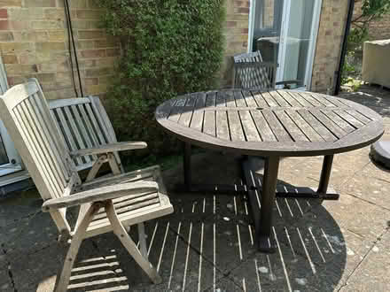 Photo of free Garden table and 6 chairs (Great Shelford CB22) #4