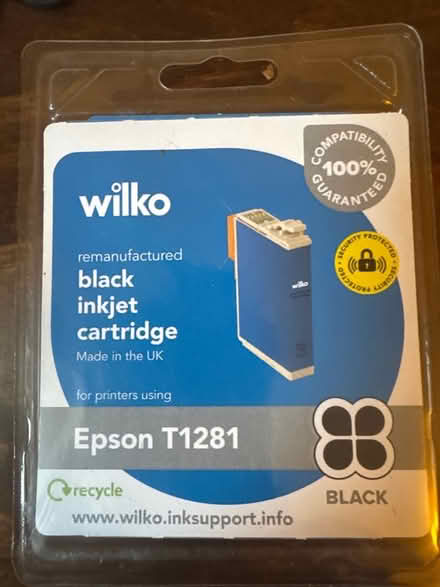 Photo of free Black inkjet cartridge T1281 (Edinburgh EH8) #1