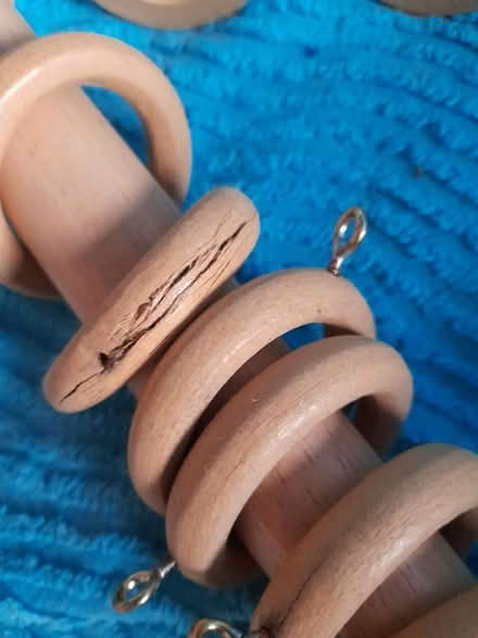 Photo of free Curtain rail and rings (Colwick NG4) #4
