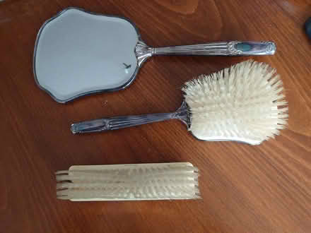 Photo of free Silver Plated Dressing Table Set (Warminster BA12) #1