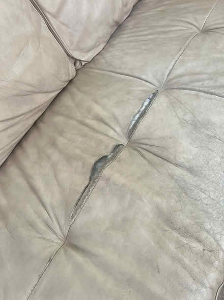 Photo of free Leather couch (3 piece sectional) (East Cobb) #2
