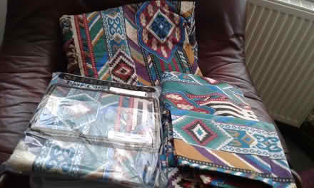 Photo of free Double Duvet Set & Curtains (St Blazey Gate PL24) #1