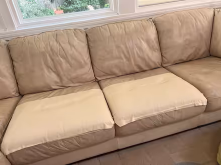 Photo of free Leather couch (3 piece sectional) (East Cobb) #1