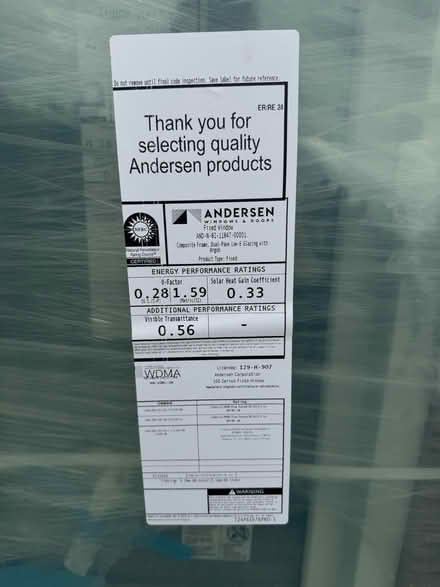 Photo of free Anderson Windows (Arlington, VA) #1