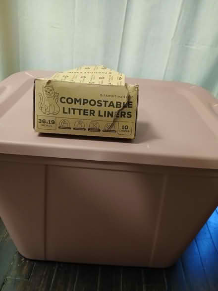 Photo of free Compostable cat litterbox liners (Greenfield) #1