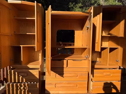 Photo of free Wood decor entertainment pieces (Cristline Dart Canyon Storage) #1