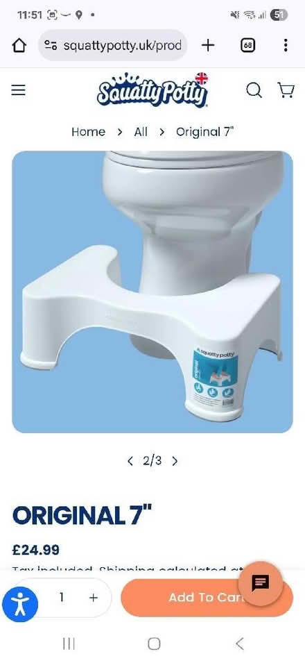 Photo of free Squatty Potty loo step (Selmeston BN26) #1