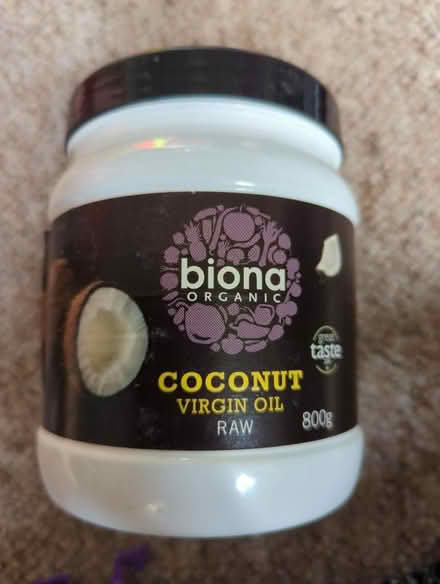 Photo of free Biona Organic Coconut Virgin oil raw 800g tub (Strawberry Hill TW11) #1