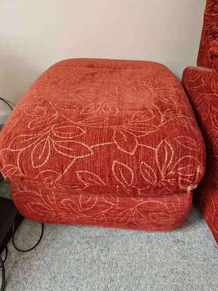 Photo of free Red 3 piece suite (Theydon Bois CM16) #1