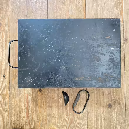 Photo of free Black tin document box or... (Presteigne LD8) #1