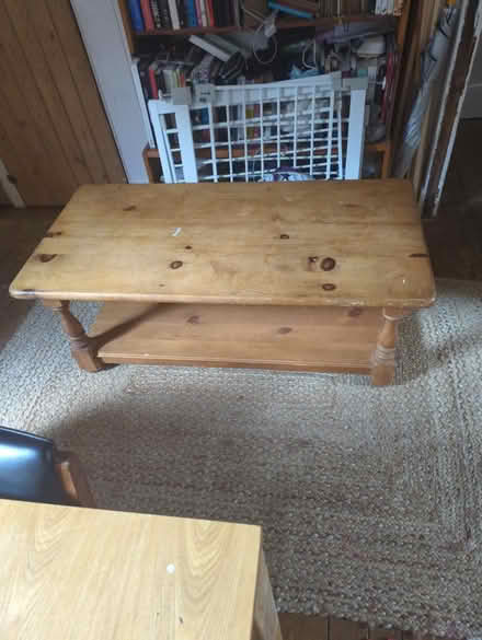 Photo of free Solid wood coffee table (pine?) (Bruce Grove N17) #1