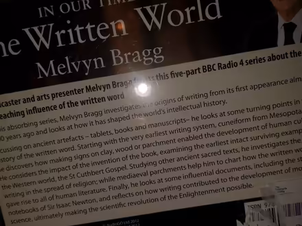 Photo of free Melvyn Bragg "The Written World" CD Set (Lakenham NR1) #2