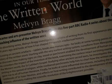 Photo of free Melvyn Bragg "The Written World" CD Set (Lakenham NR1) #2