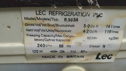Photo of free under counter fridge (Cardinham) #1