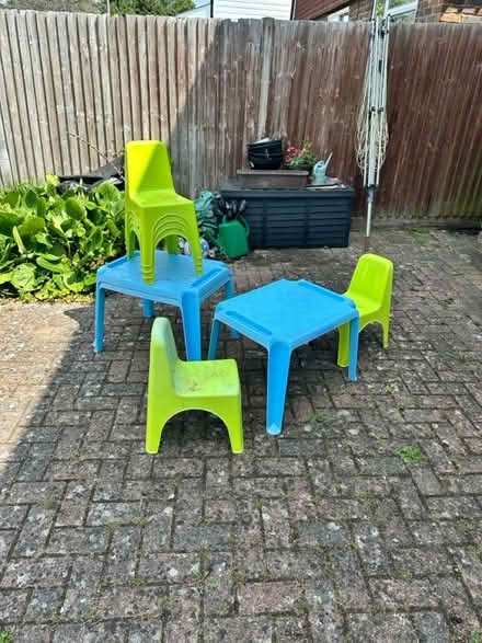 Photo of free Kids tables/chairs (Sanderstead CR2 0AR) #1