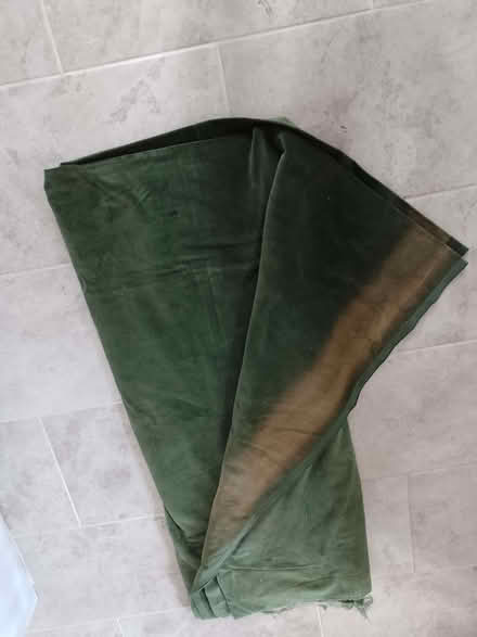 Photo of free Green velour material (spaldwick PE28) #1
