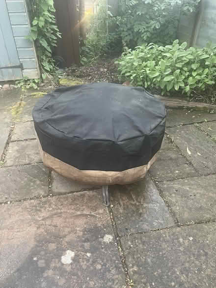 Photo of free Copper-coloured fire pit with cover (Colchester CO1) #3