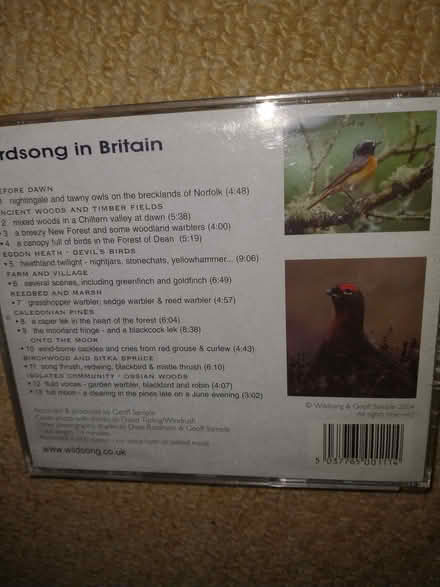 Photo of free Birdsong in Britain CD (Lakenham NR1) #1