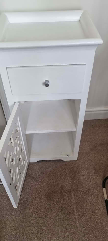 Photo of free small floor standing bathroom cabinet (Burntwood WS7) #2