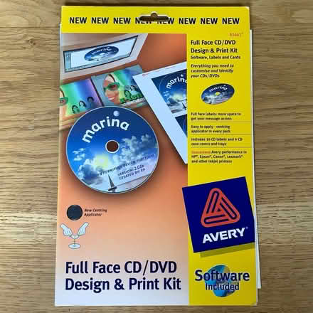 Photo of free Printer labels - inkjet x2, DVD/CD (RH15) #1