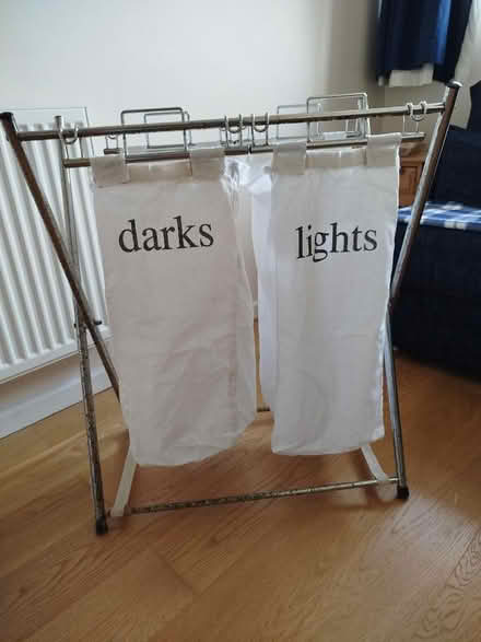 Photo of free Two section linen bin. (Catton NR6) #1