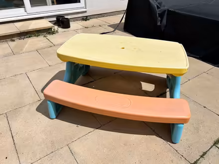 Photo of free Kids Garden Picnic Table (Whitelea NE23) #2