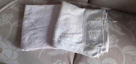 Photo of free X2 Freshly Laundered Bath Towels (Allerton BD15) #1