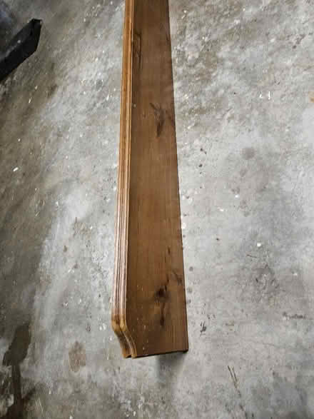Photo of free Wooden shelf w/ brackets (63124, near STL Galleria) #3