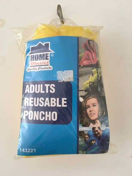 Photo of free Yellow reusable rain poncho (Millwall E14) #1