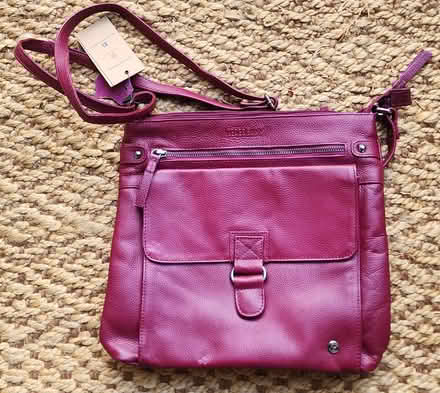 Photo of free Red leather purse (Maple Leaf) #1
